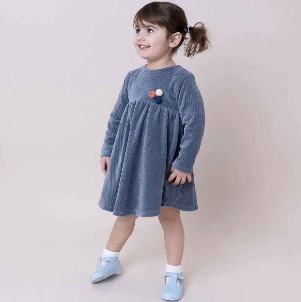 Pale Blue Leather Shoes