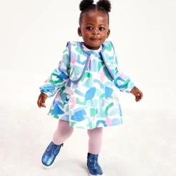 Pale Pink Cotton Knit Baby Tights