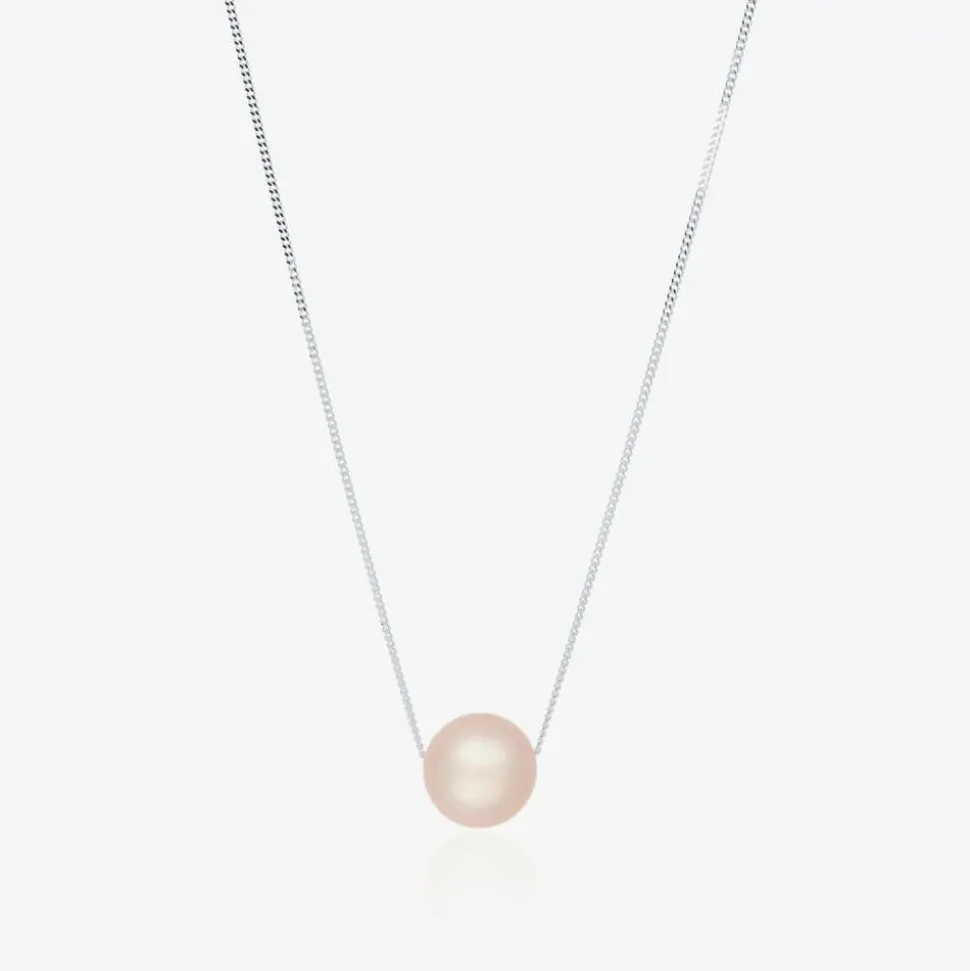 Pearl & Silver Necklace (45cm)
