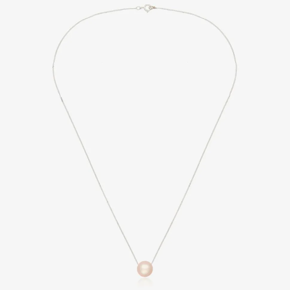 Pearl & Silver Necklace (45cm)