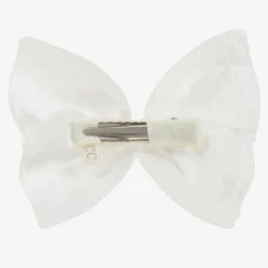 Pearl Bow Hair Clip (9cm)
