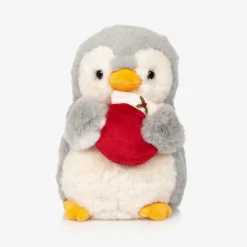 Penguin & Christmas Stocking Soft Toy (20cm)