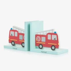 Personalised Fire Engine Bookends (30cm)