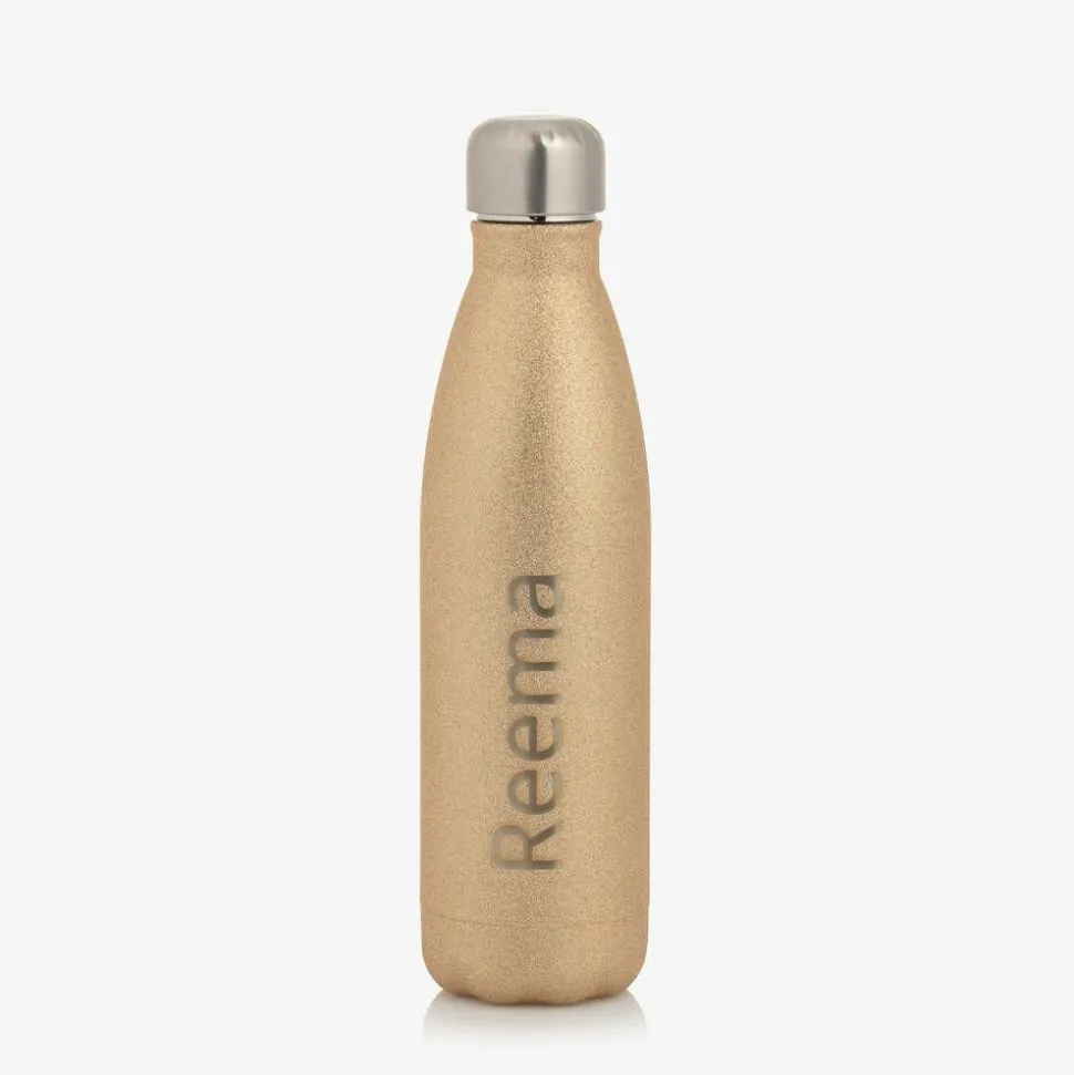Personalised Gold Water Bottle (27cm)