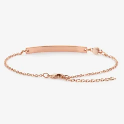 Personalised Rose Gold Swarovski Bracelet (21cm)