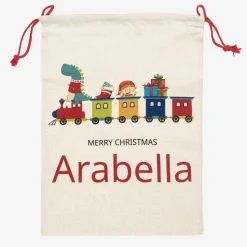 Personalised Train Christmas Sack (64cm)