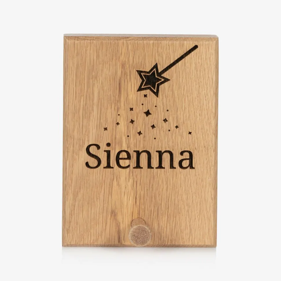 Personalised Wooden Fairy Dust Peg Hook (18cm)