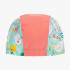 Pink & Blue Duck Print Baby Swim Hat (UPF50+)