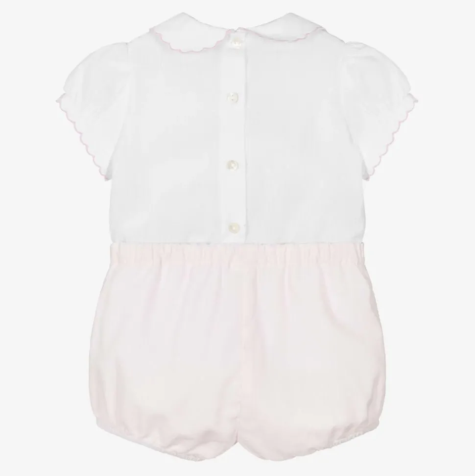 Pink & White Buster Suit