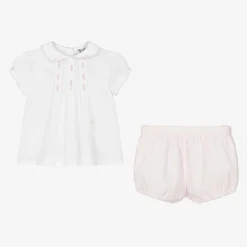 Pink & White Buster Suit