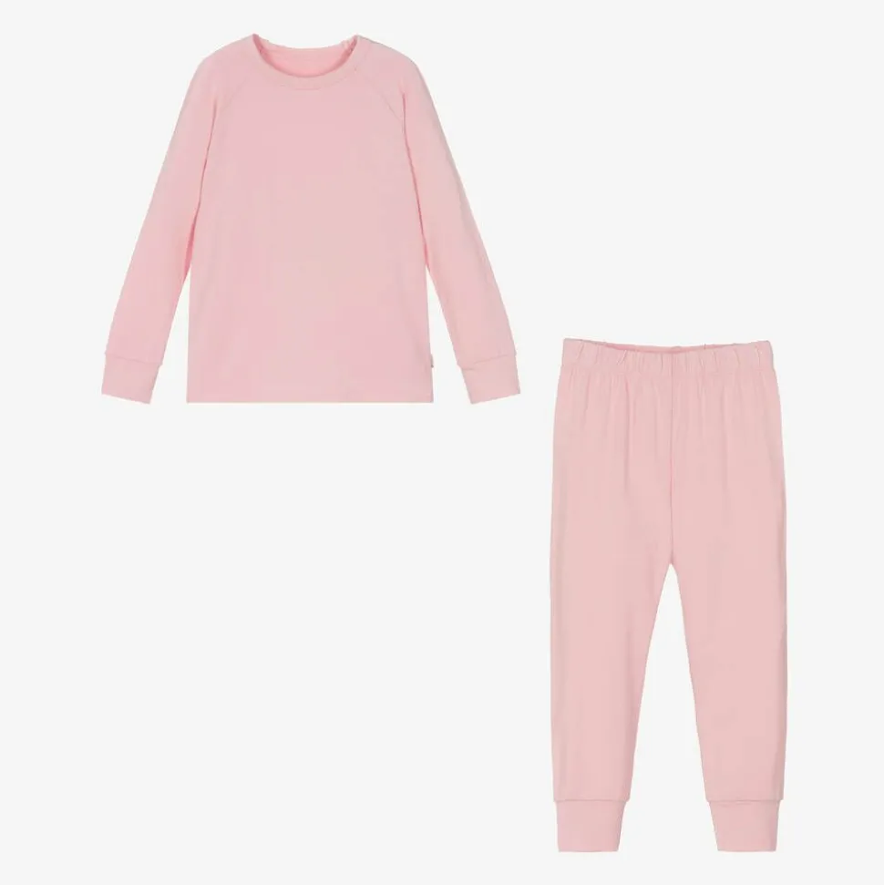 Pink Bamboo Jersey Base Layer Set