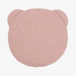 Pink Bouclé Decorative Teddy Pillow (34cm)