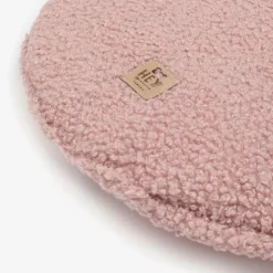 Pink Bouclé Decorative Teddy Pillow (34cm)