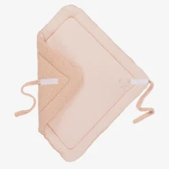 Pink Bouclé Fleece Bear Nest (64cm)