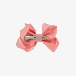 Pink Bow Hair Clip (7cm)