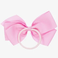 Pink Bow Hair Elastic (12cm)