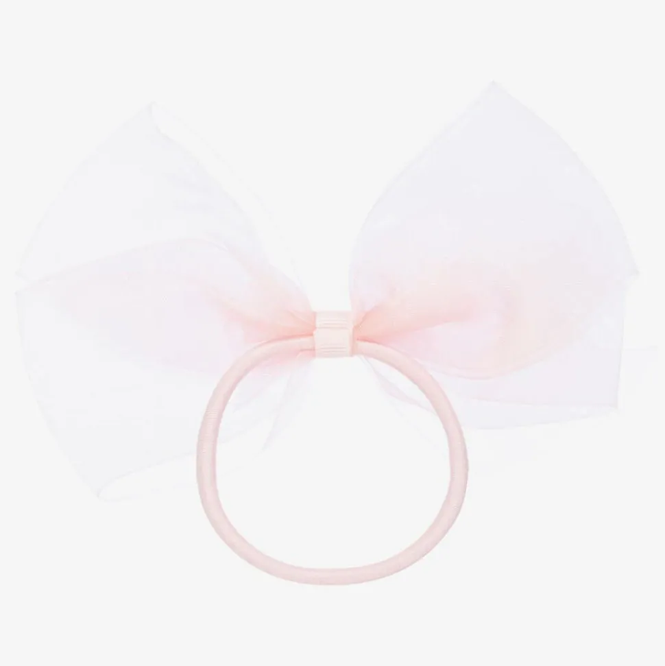 Pink Bow Hair Elastic (12cm)