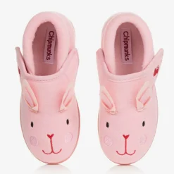 Pink Bunny Velcro Slippers