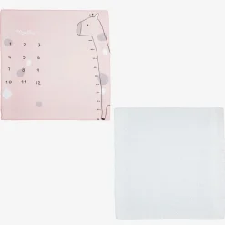 Pink Cotton Baby Milestone Swaddles (2 Pack)