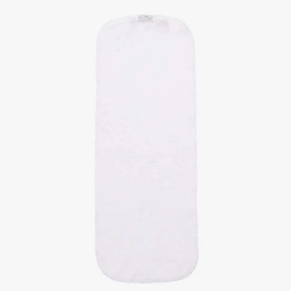 Pink Crescent Moonlight Pima Cotton Burp Cloth (48cm)