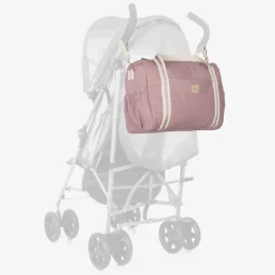 Pink Faux Leather Changing Bag (36cm)