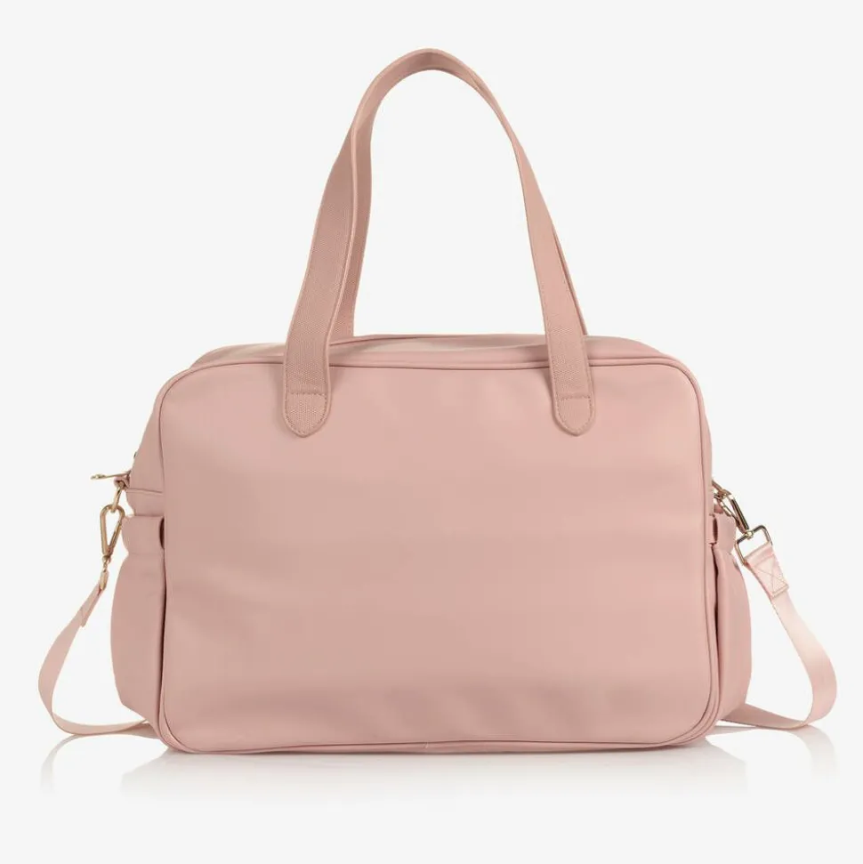 Pink Faux Leather Changing Bag (40cm)