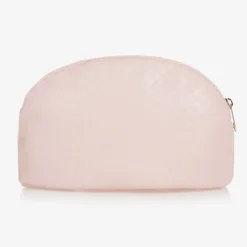 Pink Faux Leather Pouch (25cm)