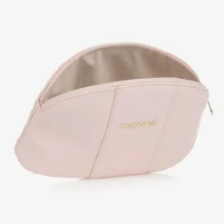 Pink Faux Leather Pouch (25cm)