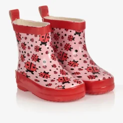 Pink First Walker Rain Boots