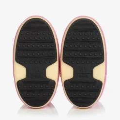 Pink Icon Short Snow Boots