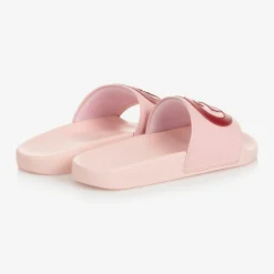 Pink Interlocking G Sliders