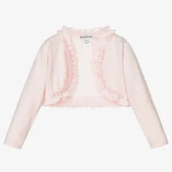 Pink Knitted Bolero Cardigan