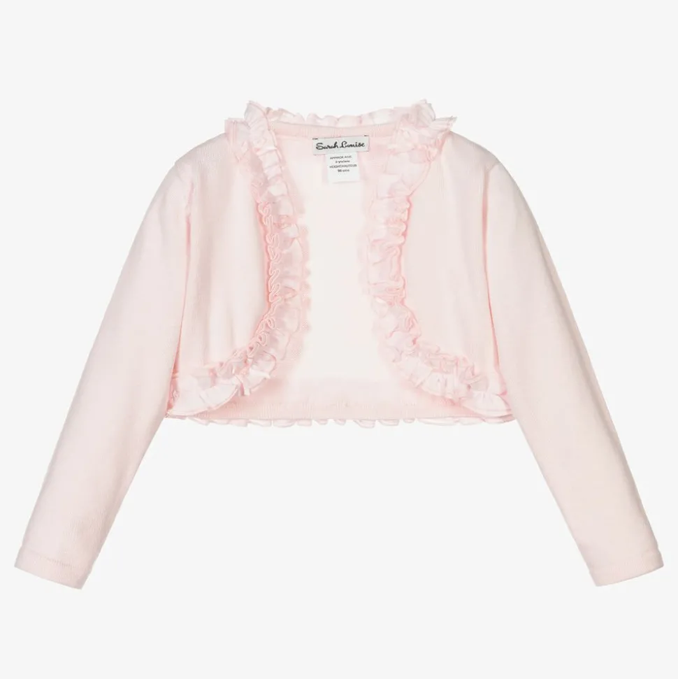 Pink Knitted Bolero Cardigan