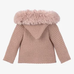 Pink Knitted Wool Jacket