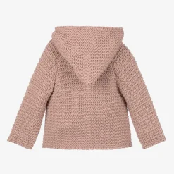 Pink Knitted Wool Jacket
