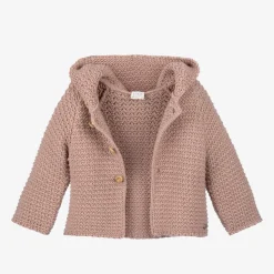 Pink Knitted Wool Jacket