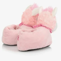 Pink Llama Slippers