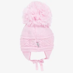 Pink Malva Giant Pom-Pom Hat
