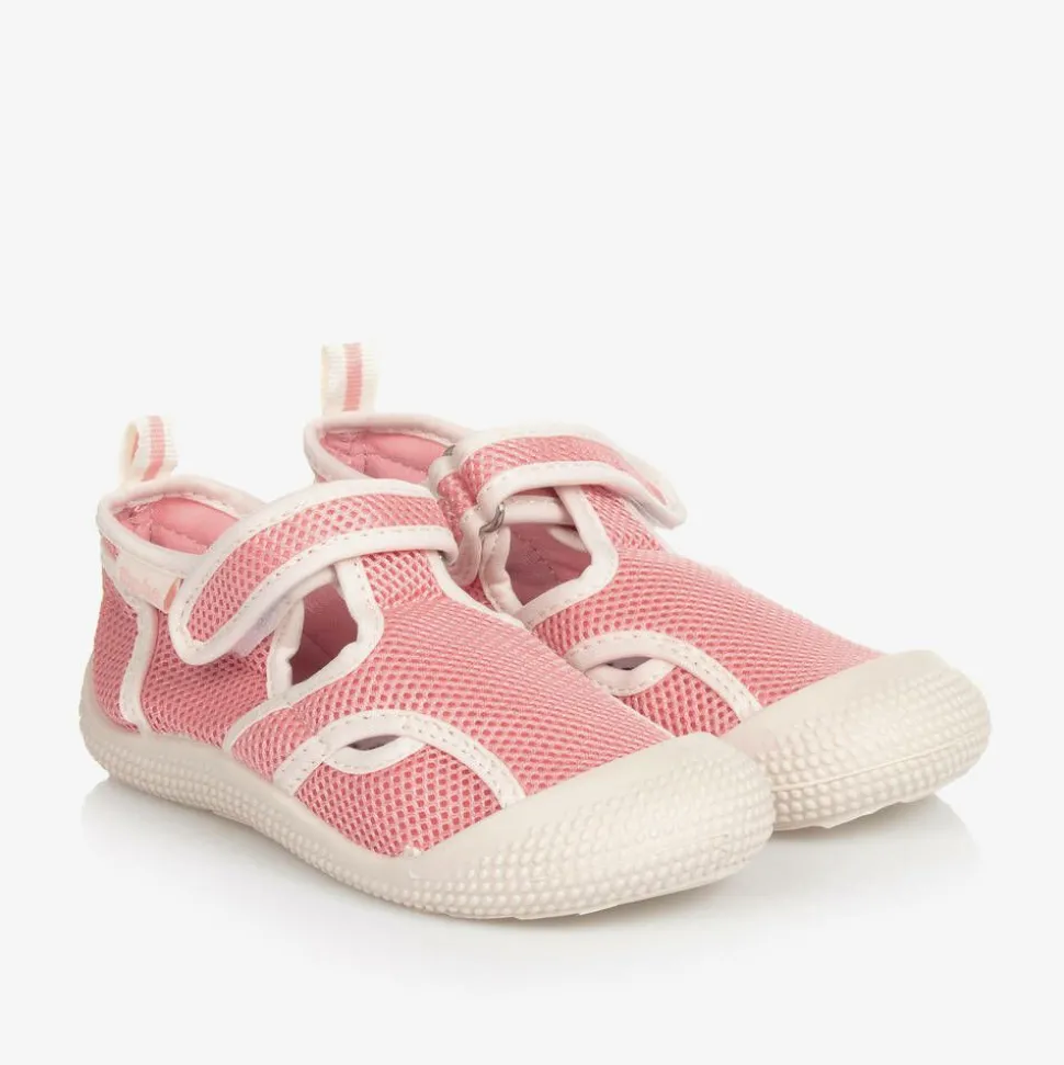 Pink Mesh Aqua Shoes