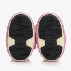 Pink Mini Nylon Snow Boots