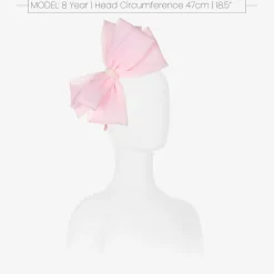 Pink Organza Bow Hairband