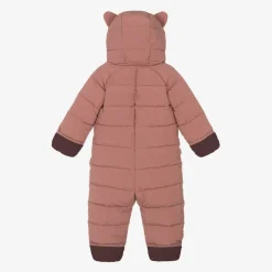 Pink Padded Snowsuit