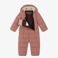 Pink Padded Snowsuit