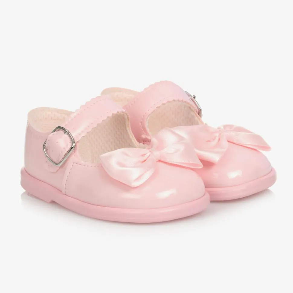 Pink Patent Bar Shoes