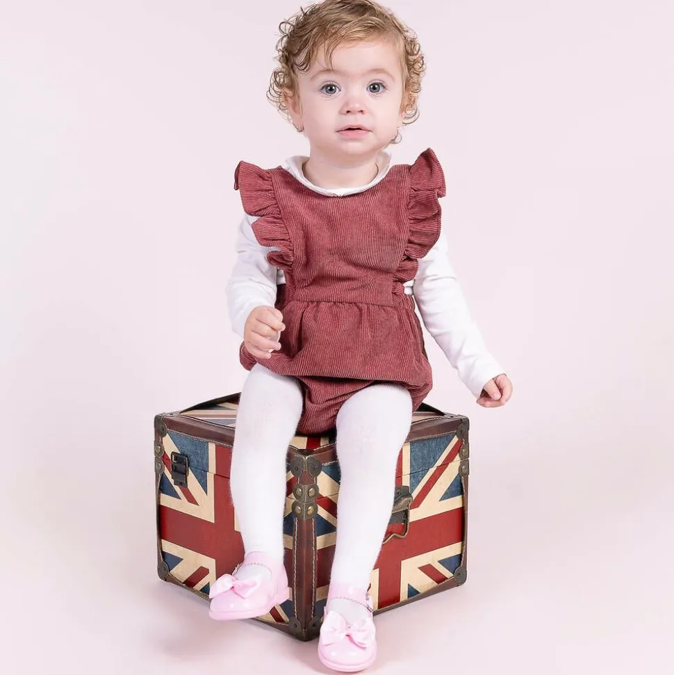 Pink Patent Bar Shoes