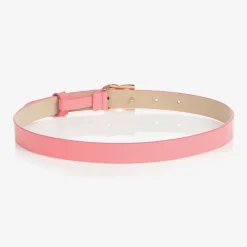 Pink Patent Leather Belt