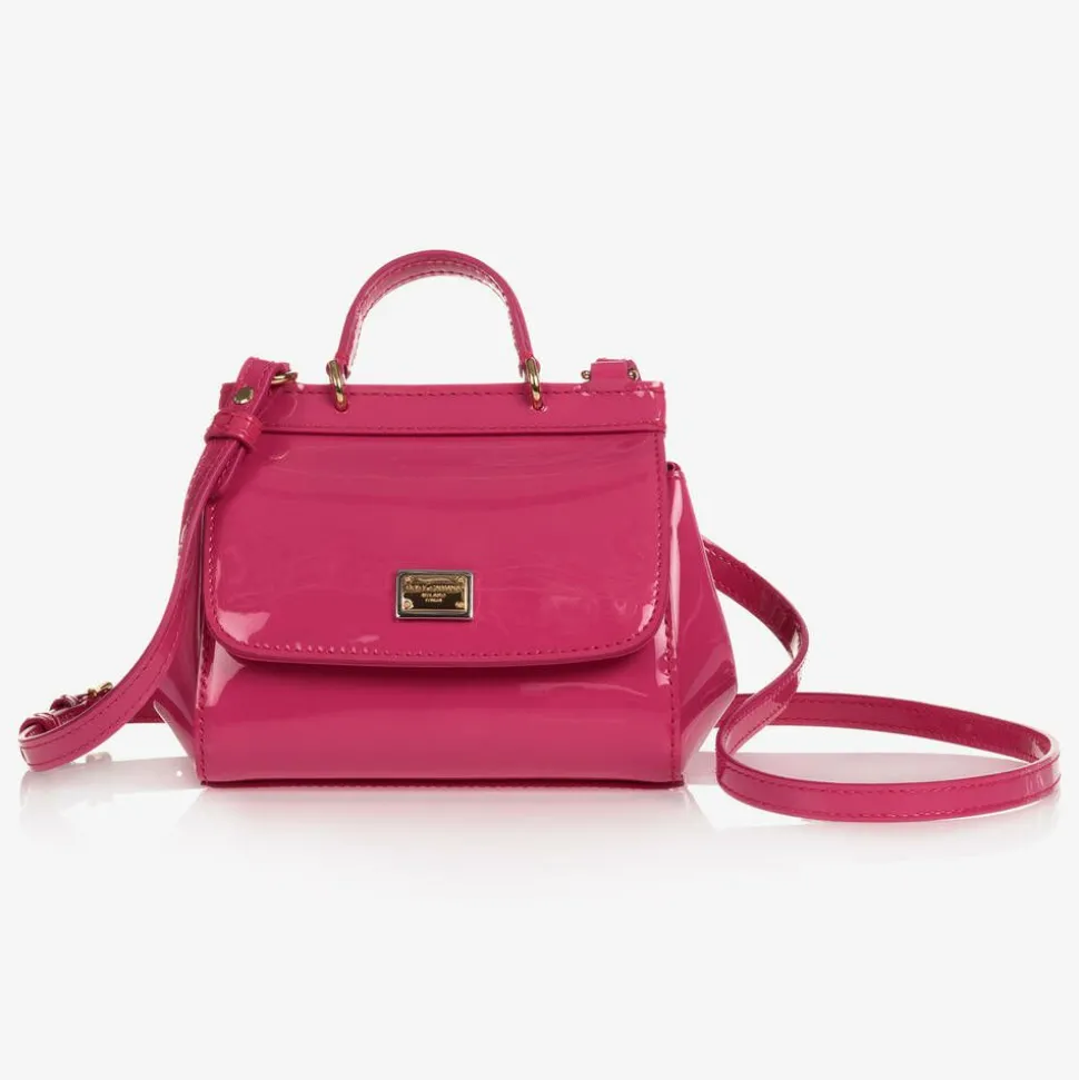 Pink Patent Leather Sicily Bag (14cm)