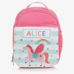 Pink Personalised Unicorn Lunch Bag (24cm)