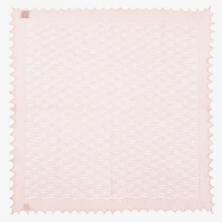 Pink Shawl & Bib Baby Gift Set