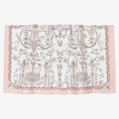 Pink Toile De Jouy Cotton Swaddle (95cm)